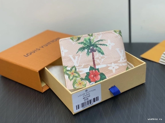 WIS WALLET-11*8.5*2CM VUITTON SLENDER LOUIS 0829
